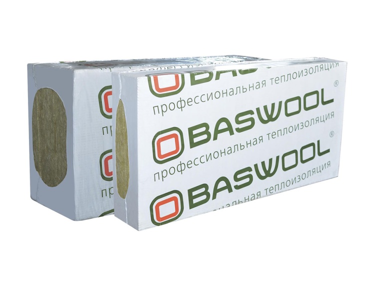 Утеплитель BASWOOL 80 - Вент 1200х600х60 мм, 4 шт. уп