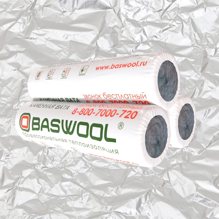 Мат прошивной BASWOOL  МП-80 ГОСТ 21880-2022 2000х1200х100 мм